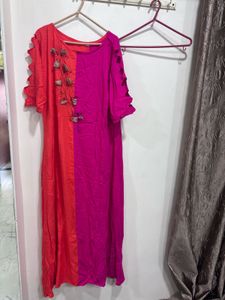 Vibrant Color Block Kurta