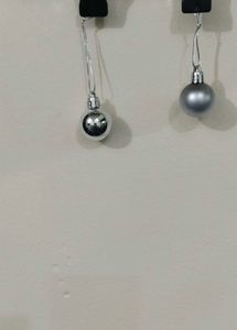 Silver Christmas Balls