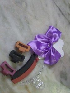 Assorted Hair Clips & Bow Set