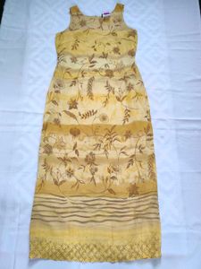 Yellow Floral Maxi Dress