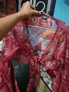 Maroon Ethnic Dupatta