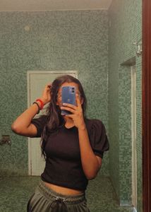 Stylish Black Puff Sleeve Top
