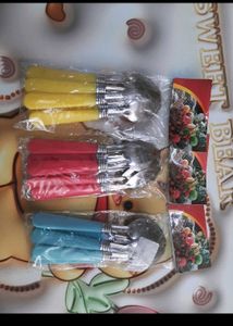 💥 Stainless Steel Spoon Pack Of 18pc Brand New Mix Colour