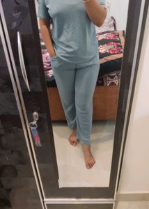 xl women's pjama tshrt cord set