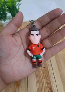 Cristiano Ronaldo Keychain Figurine