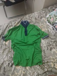 Green T-Shirt Length-100cm breadth-40cm