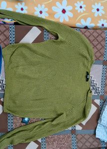Lightweight Olive Green Knit