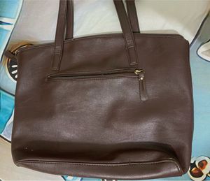 Stylish Brown Tote Handbag