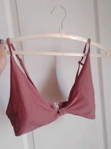 Stylish Pink Bikini Top