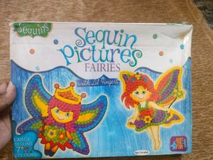 Sequin Pictures Fairies Craft Kit