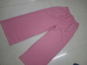 Pink Wide Leg Pants