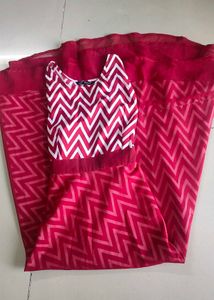 Chic Chevron Print Dress