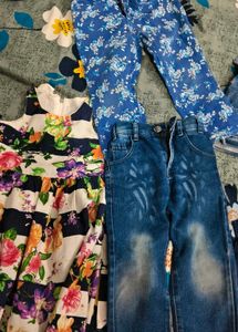 Bundle of Girls' Jeans &amp; Outfits