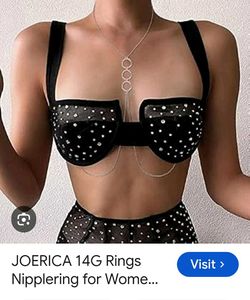 Sparkly Black Bra