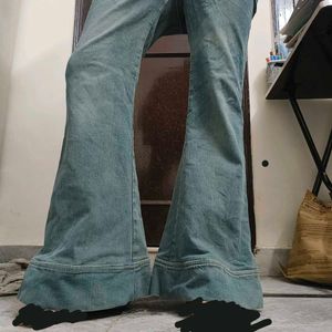thrifted korean y2k vintage wash jeans