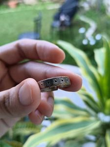 Unique Geometric Pattern Ring
