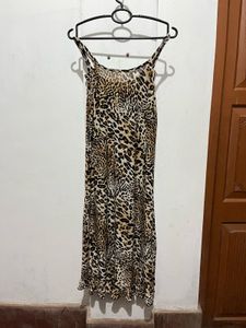 Length-39,,Leopard Print Slip Dress