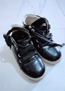 Zoo Black Shoes For Girls