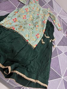 Punjabi embroidered lehnga set ✨