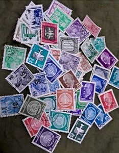 65 Vintage East Germany Stamp Collection
