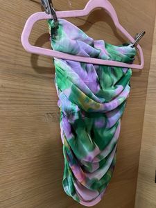 ZARA - Sheer Ruched Floral Print Top