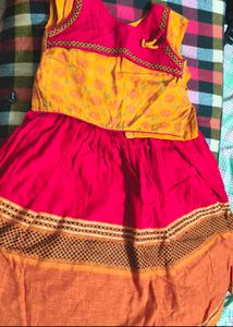 Kids Cotton Pavadai Sattai