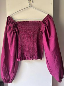 Lace-Up Crop Top