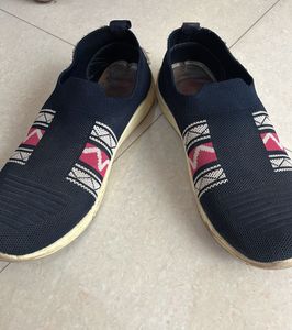 Comfy Navy Blue Casual Shoes