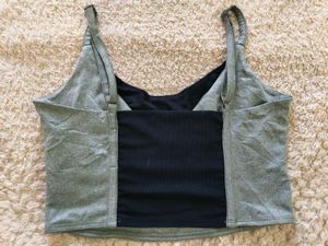 SATVA Eco-Friendly Heather Grey Sports Bra 🧘‍♀️