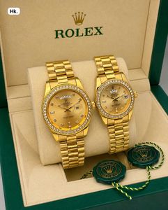Rolex Couple watchDIAMOND ringDay & Date  wrkng