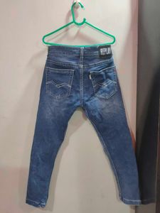 REPLAY 30'in Stylish Blue Denim Jeans
