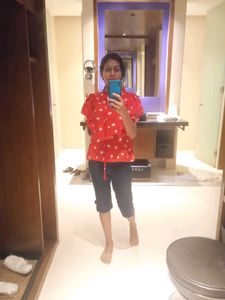 Cute Floral Print Top