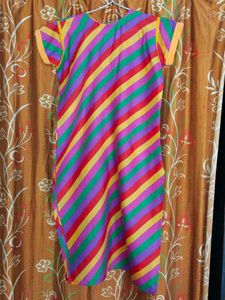 Vibrant Striped Kurta