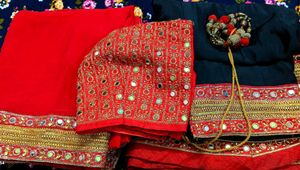 Lehnga Choli (Red &amp; Black)
