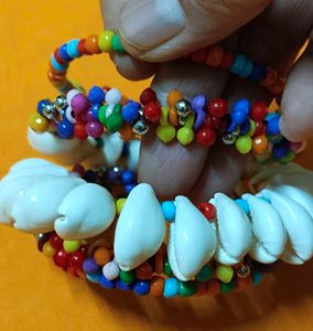 Bohemian Beaded Cowrie Shell Bracelet New
