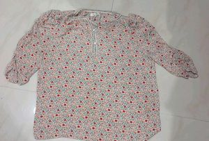 Floral Print Peasant top