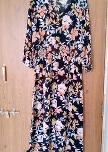 Fig Brand 🌈 Floral Print Fit &amp; Flare Dress