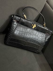 Fendi Peekaboo Mini Crocodile Bag