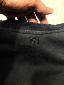 Ami Paris Black Sweatshirt
