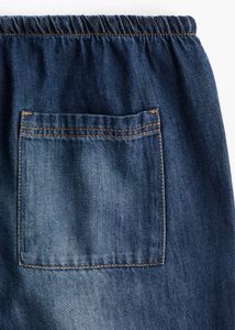 Denim Drawstring Trousers