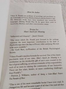 Man Search For Meaning