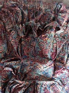 Boho Paisley Print Maxi Dress