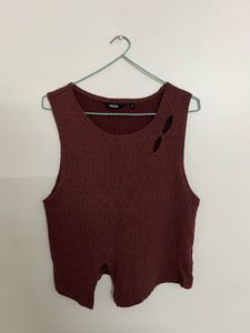 Westside Textured Sleeveless Top