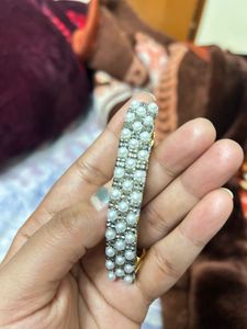 Pearl & Rhinestone Hair Clip