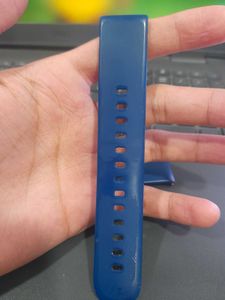 Blue Silicone Watch Strap