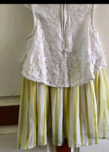 Pretty Hakoba Dress Lime Green