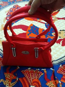 Chic Red Handbag