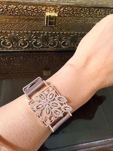 Designer Floral Embellished Bracelet