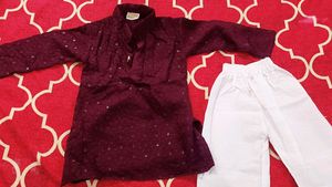 Elegant Embroidered Kurta for baby boy