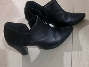 Black Heeled Ankle Boots